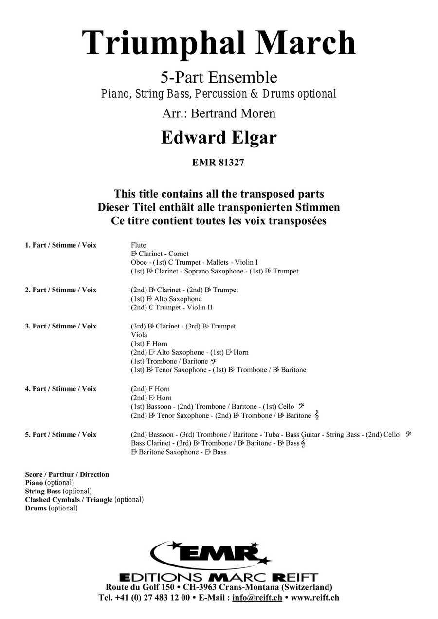 Triumphal March Triumphal March Score scores gallery preview page 2