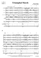 Triumphal March Clarinet Quartet scores gallery preview page 3