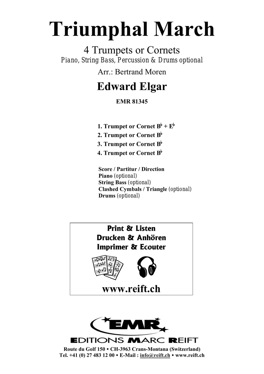 Triumphal March Triumphal March Cornet scores gallery preview page 2