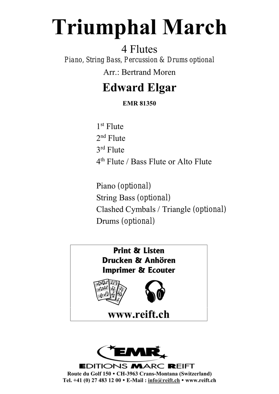 Triumphal March Triumphal March Flute Quartet scores gallery preview page 2