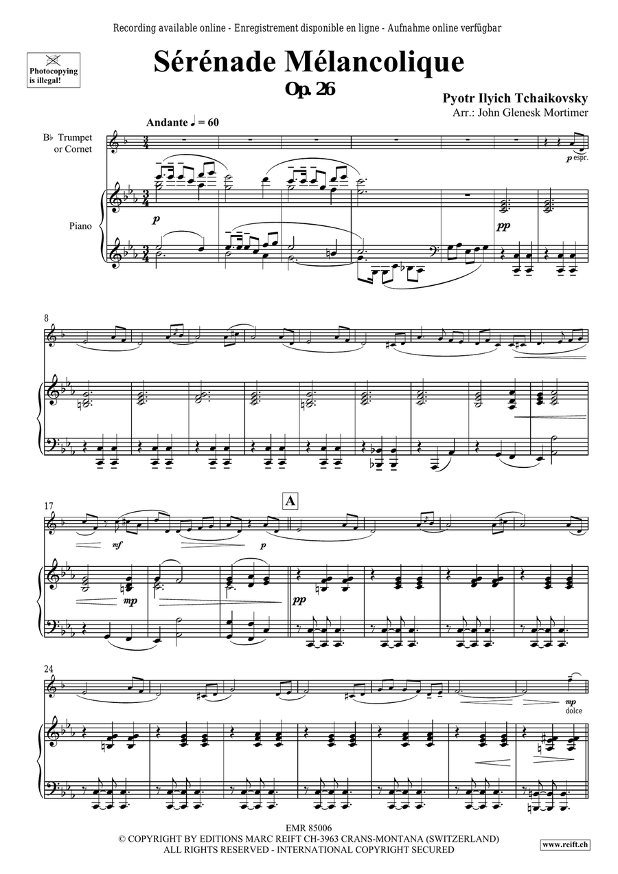Sérénade Mélancolique Sérénade Mélancolique Cornet scores gallery preview page 4