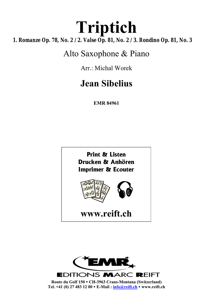 Triptich Triptich Alto Saxophone scores gallery preview page 2