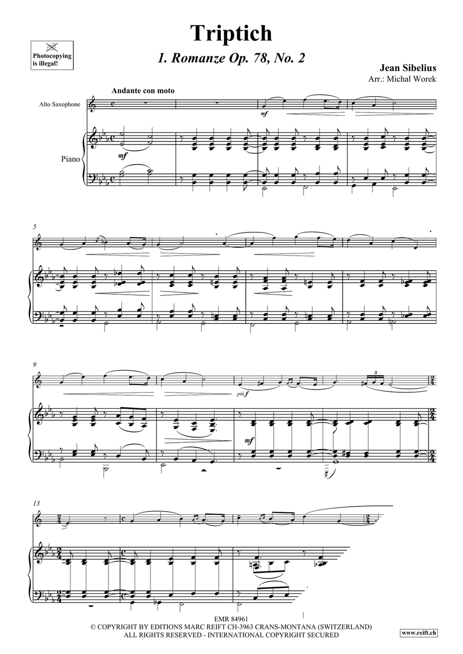 Triptich Triptich Alto Saxophone scores gallery preview page 4