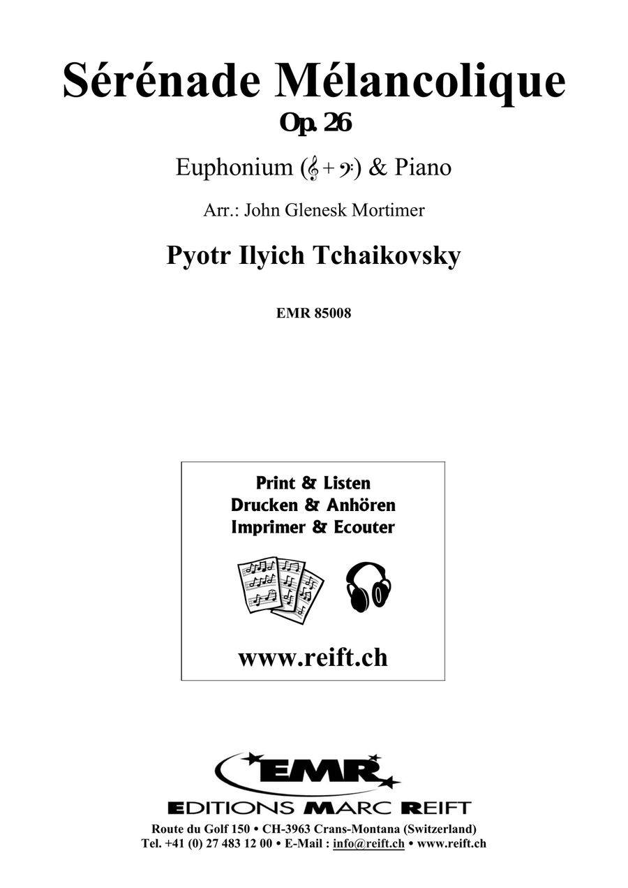 Sérénade Mélancolique Sérénade Mélancolique Euphonium scores gallery preview page 2