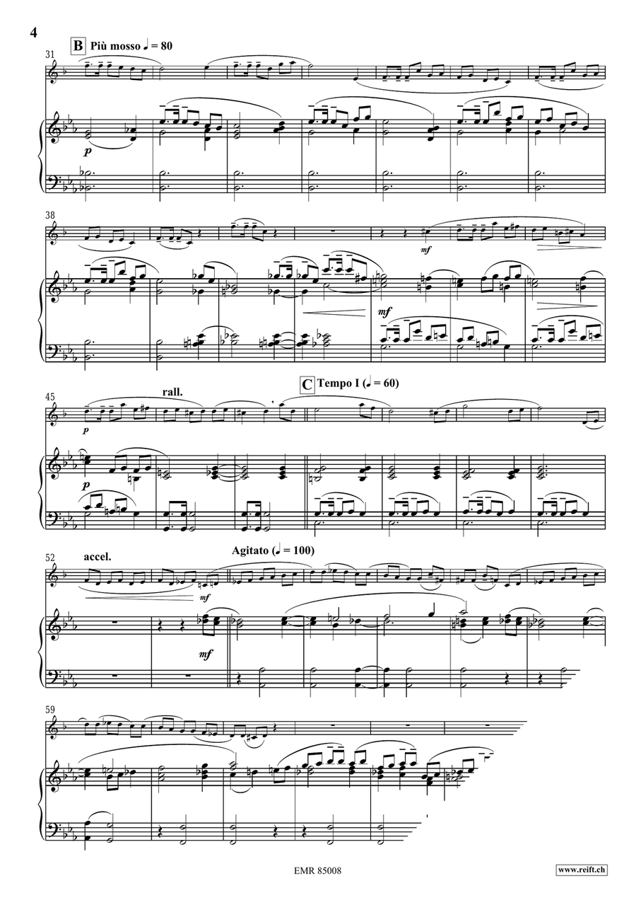 Sérénade Mélancolique Sérénade Mélancolique Euphonium scores gallery preview page 5