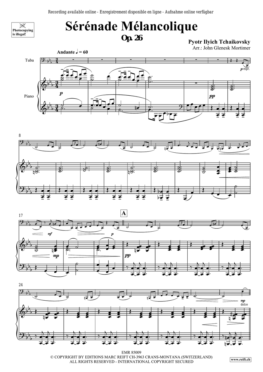 Sérénade Mélancolique Sérénade Mélancolique Tuba scores gallery preview page 4