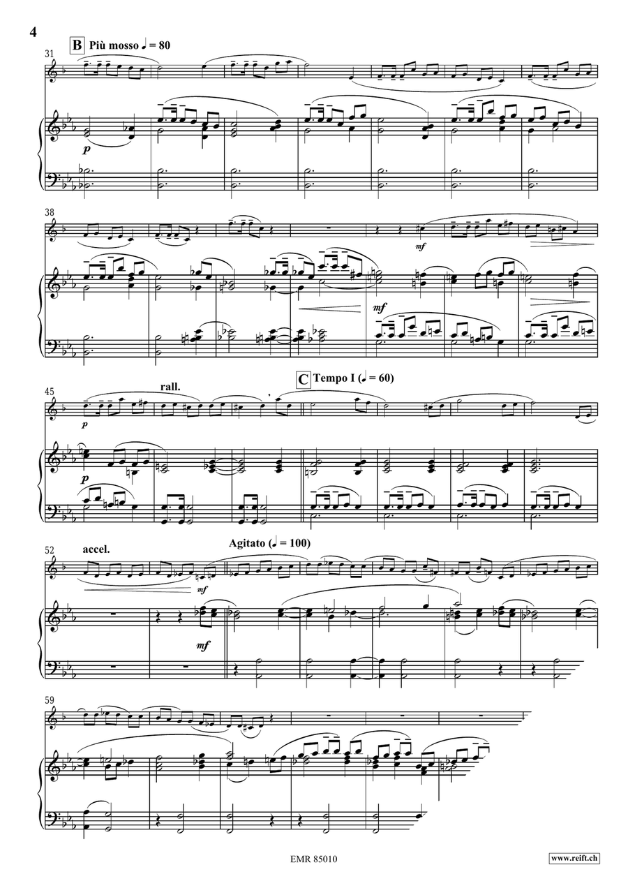 Sérénade Mélancolique Sérénade Mélancolique Voice Solo scores gallery preview page 5