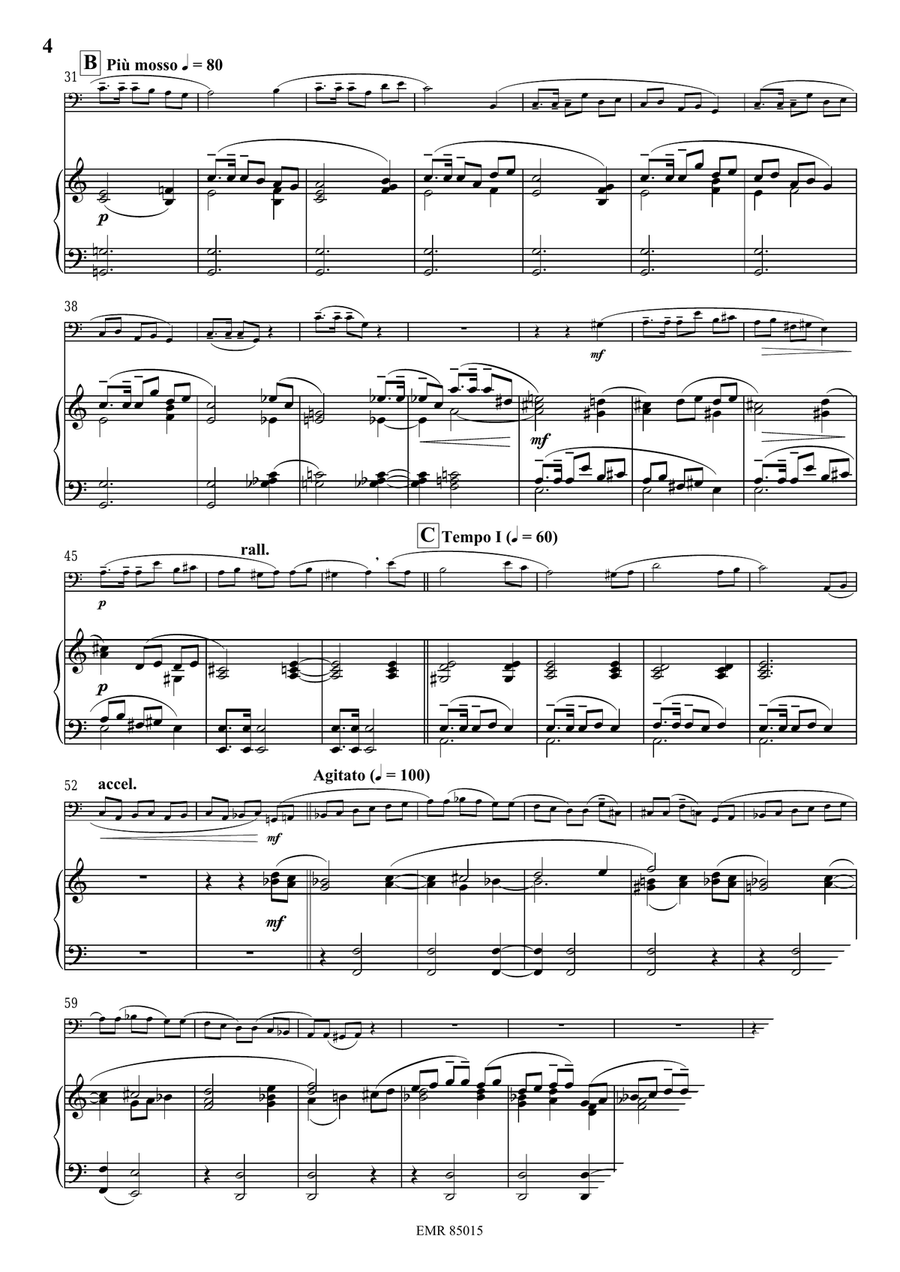 Sérénade Mélancolique Sérénade Mélancolique Double Bass scores gallery preview page 5