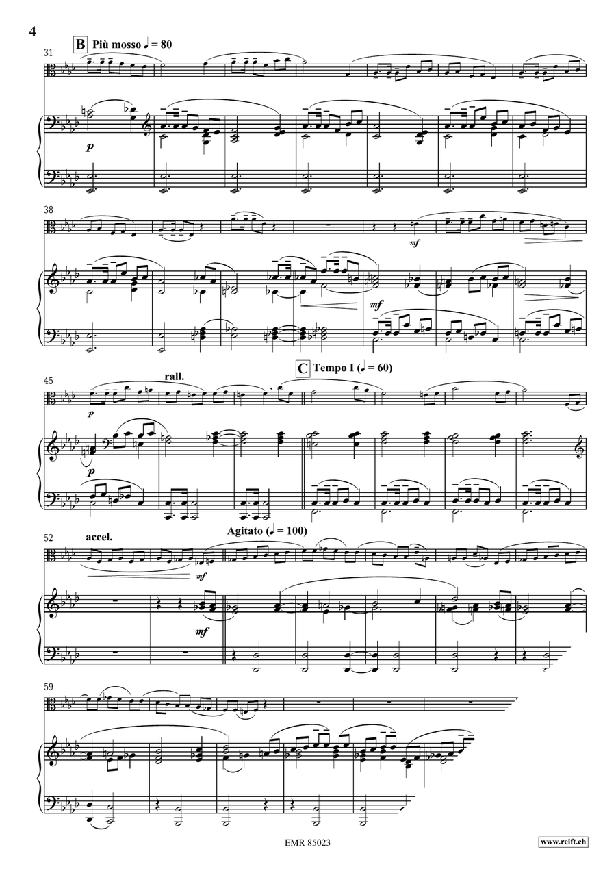 Sérénade Mélancolique Sérénade Mélancolique Piano Accompaniment scores gallery preview page 5