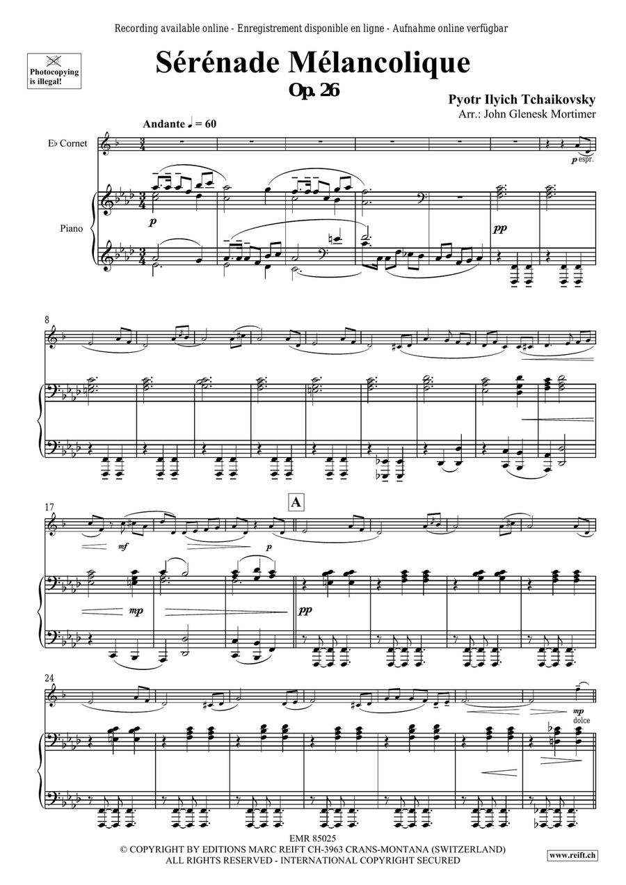 Sérénade Mélancolique Sérénade Mélancolique Cornet scores gallery preview page 4