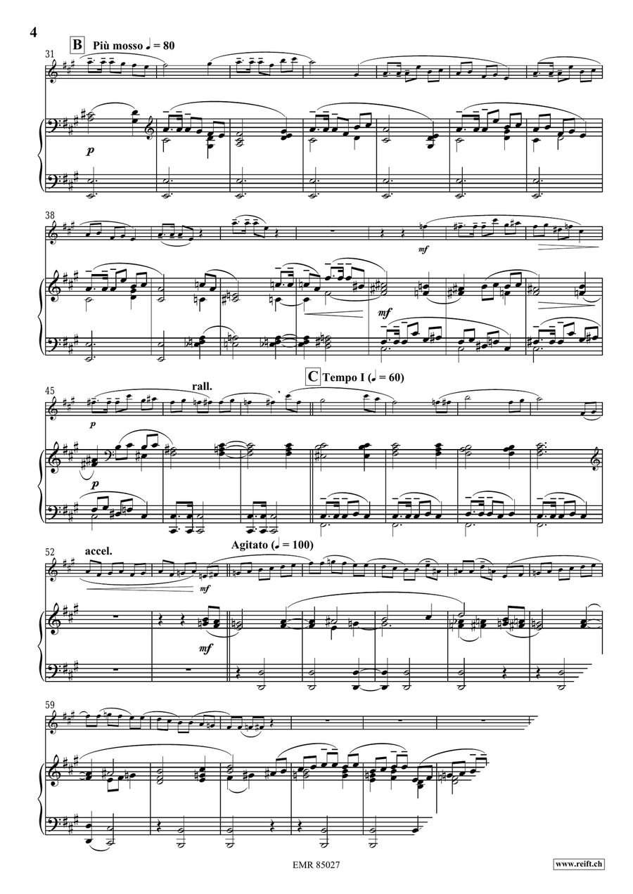 Sérénade Mélancolique Sérénade Mélancolique Piano Accompaniment scores gallery preview page 5