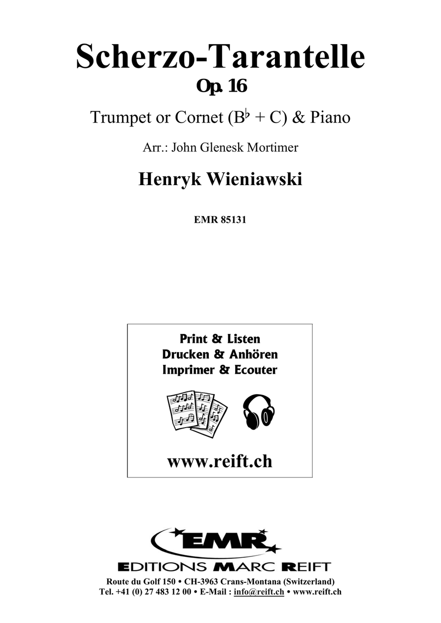 Scherzo-Tarantelle Scherzo-Tarantelle Cornet scores gallery preview page 2