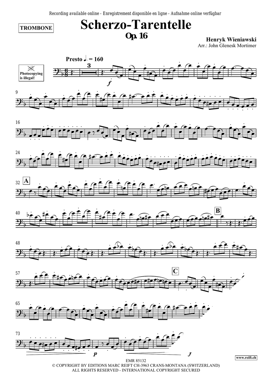 Scherzo-Tarantelle Scherzo-Tarantelle Piano Accompaniment scores gallery preview page 3