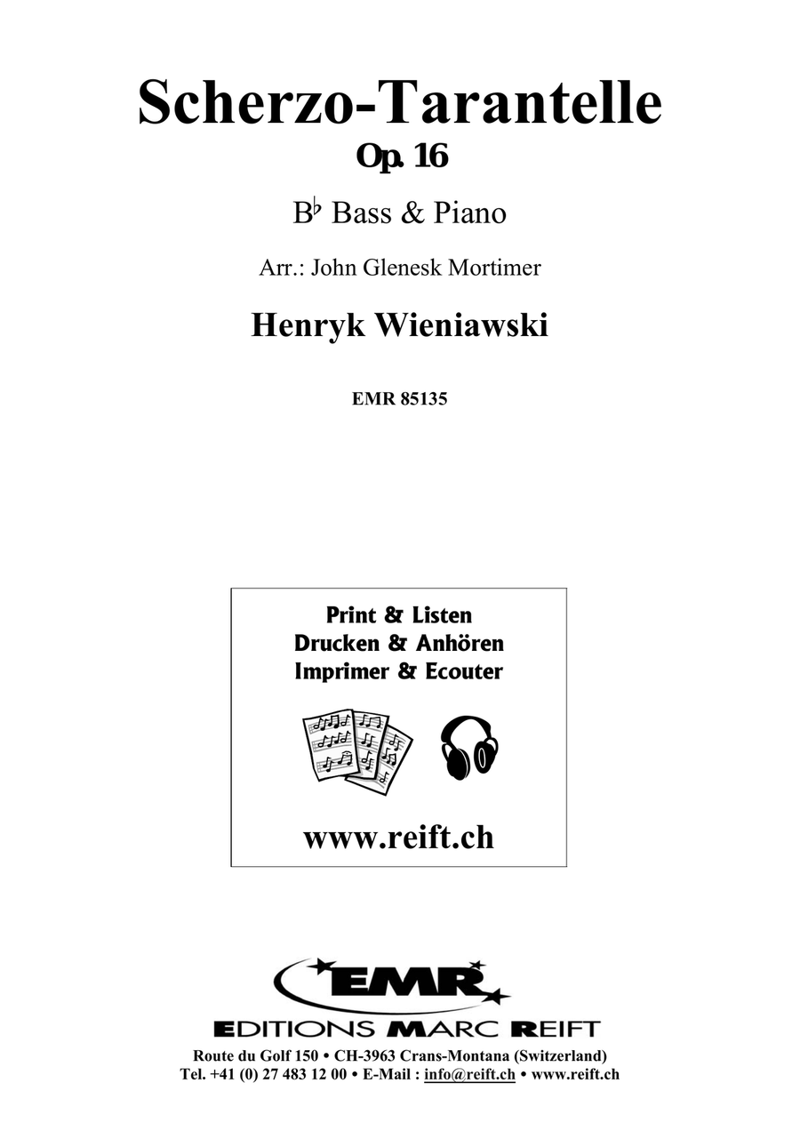 Scherzo-Tarantelle Scherzo-Tarantelle Voice Solo scores gallery preview page 2
