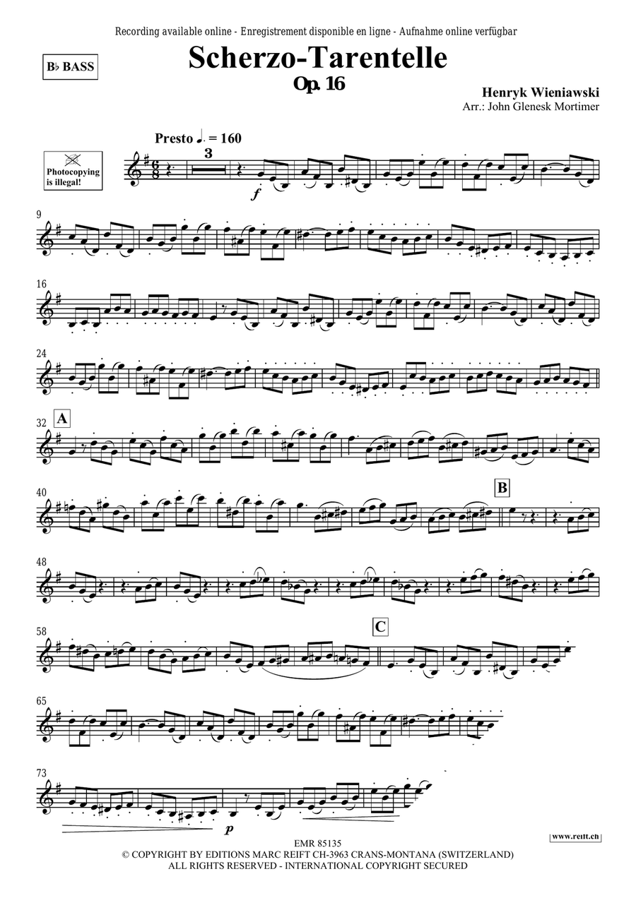 Scherzo-Tarantelle Scherzo-Tarantelle Voice Solo scores gallery preview page 3