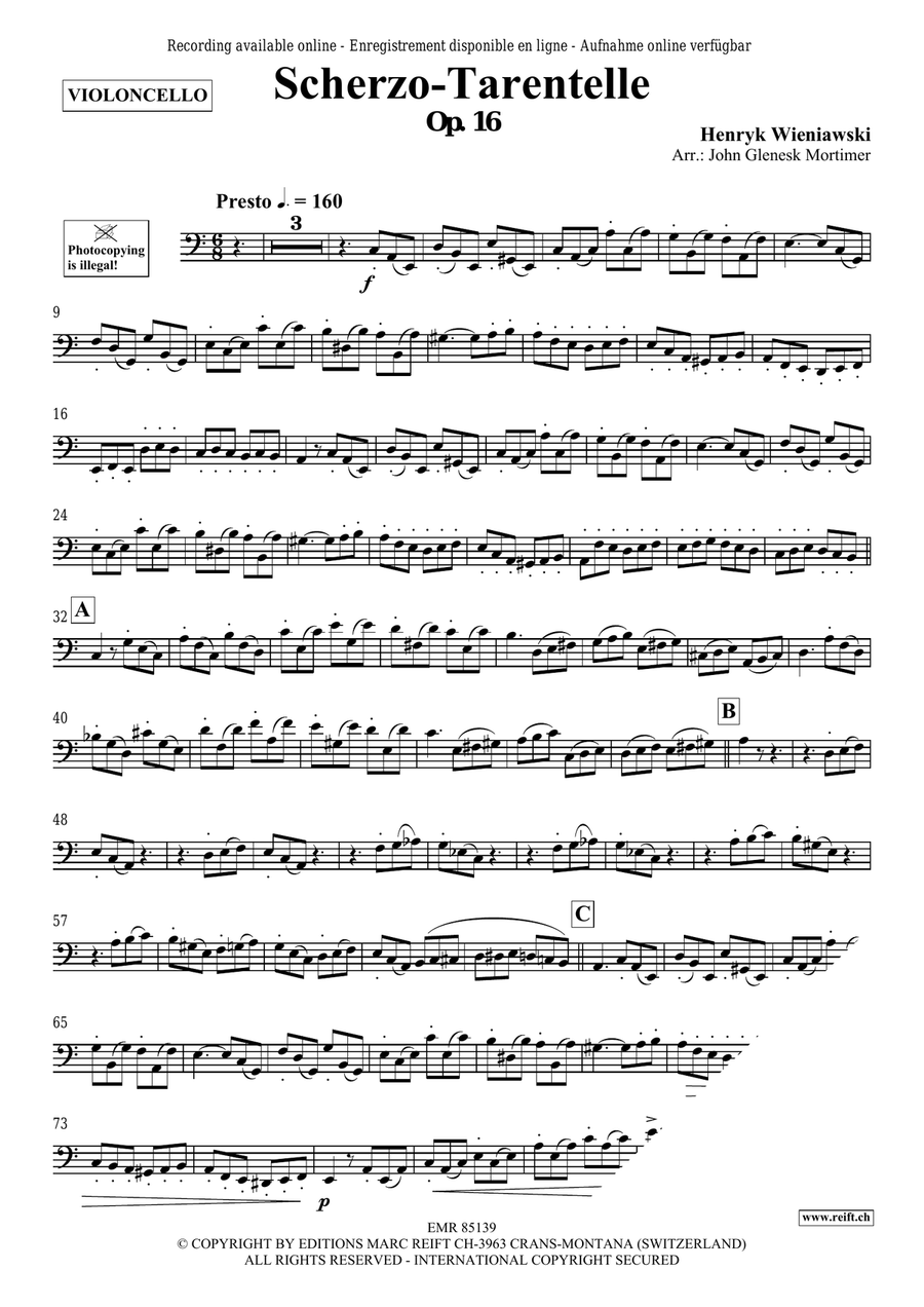 Scherzo-Tarantelle Scherzo-Tarantelle Piano Accompaniment scores gallery preview page 3