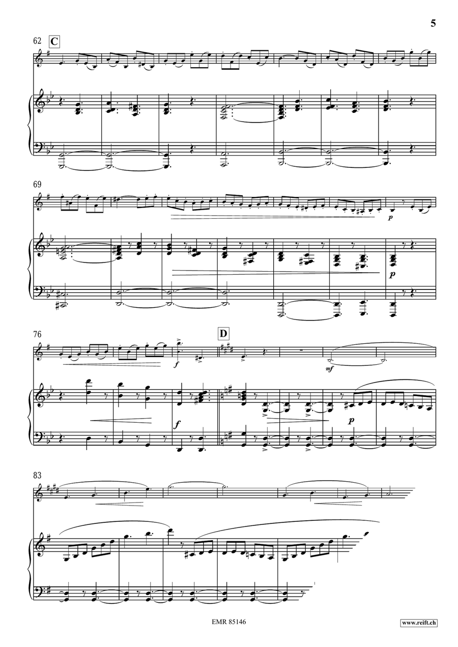 Scherzo-Tarantelle Scherzo-Tarantelle Baritone Saxophone scores gallery preview page 6
