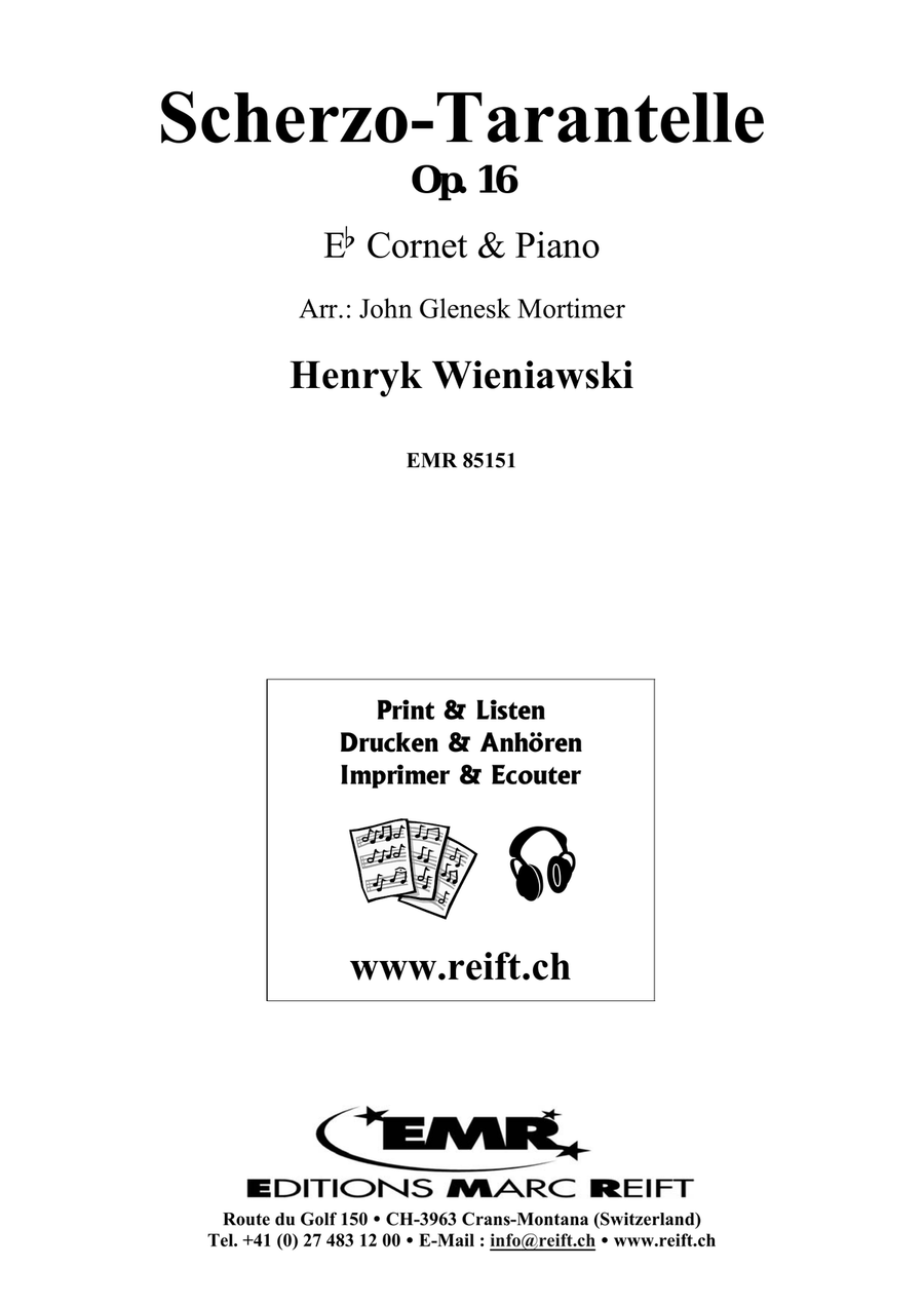 Scherzo-Tarantelle Scherzo-Tarantelle Cornet scores gallery preview page 2