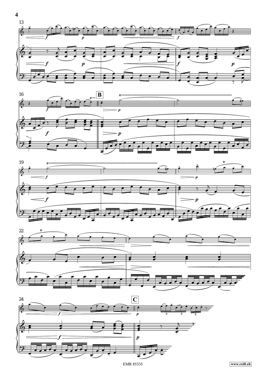 The Harmonious Blacksmith Flute Solo scores gallery preview page 5
