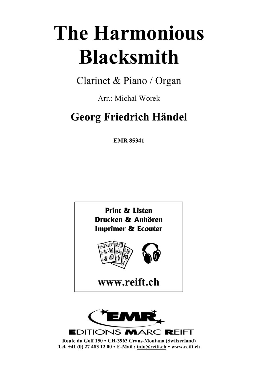 The Harmonious Blacksmith Clarinet Solo scores gallery preview page 2