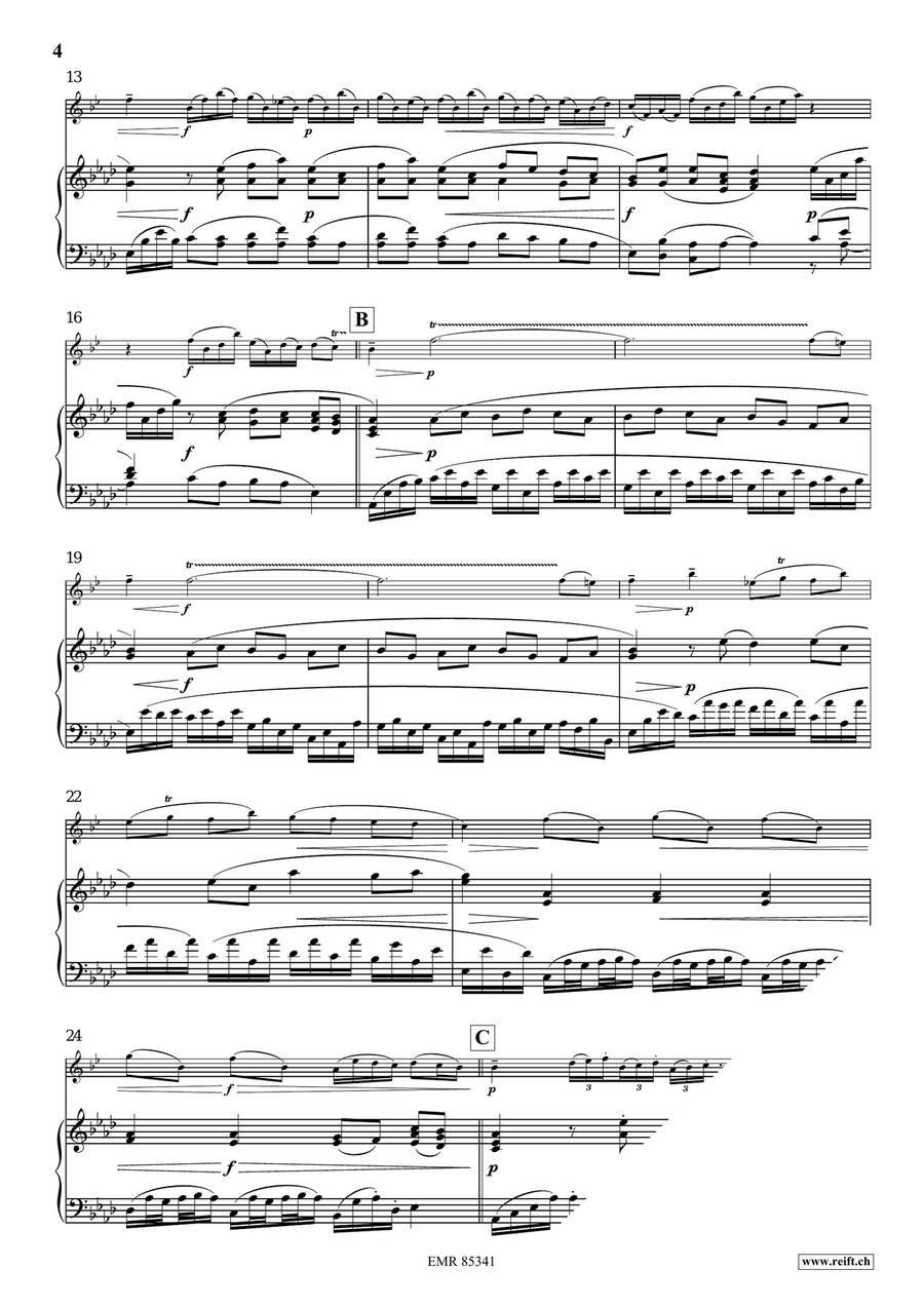 The Harmonious Blacksmith Clarinet Solo scores gallery preview page 5