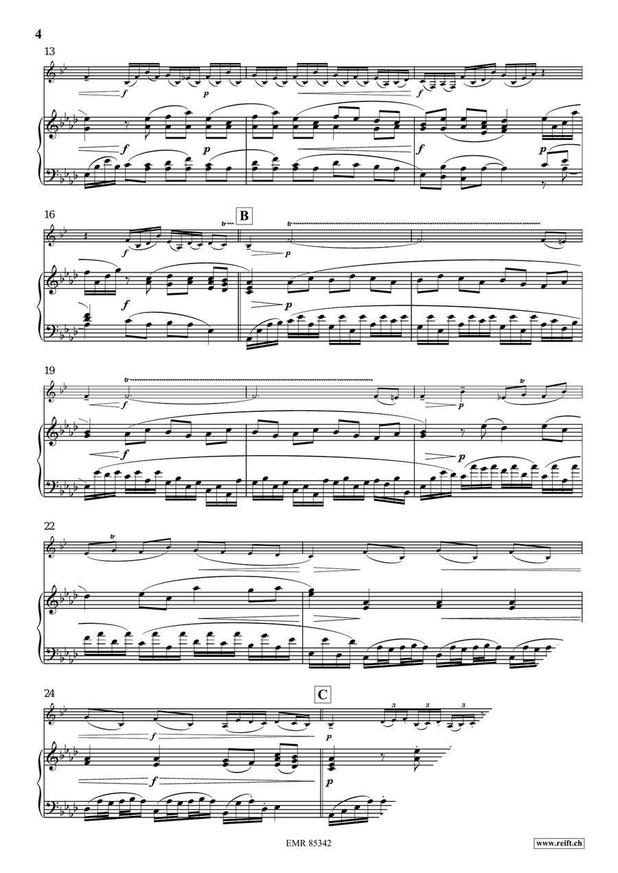 The Harmonious Blacksmith Bass Clarinet scores gallery preview page 5