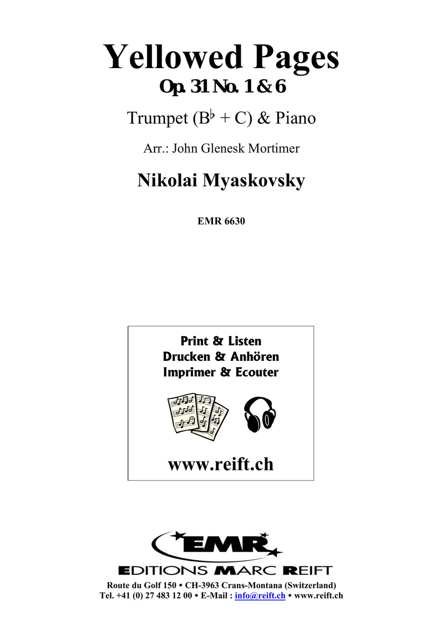 Yellowed Pages Yellowed Pages Trumpet Solo scores gallery preview page 2