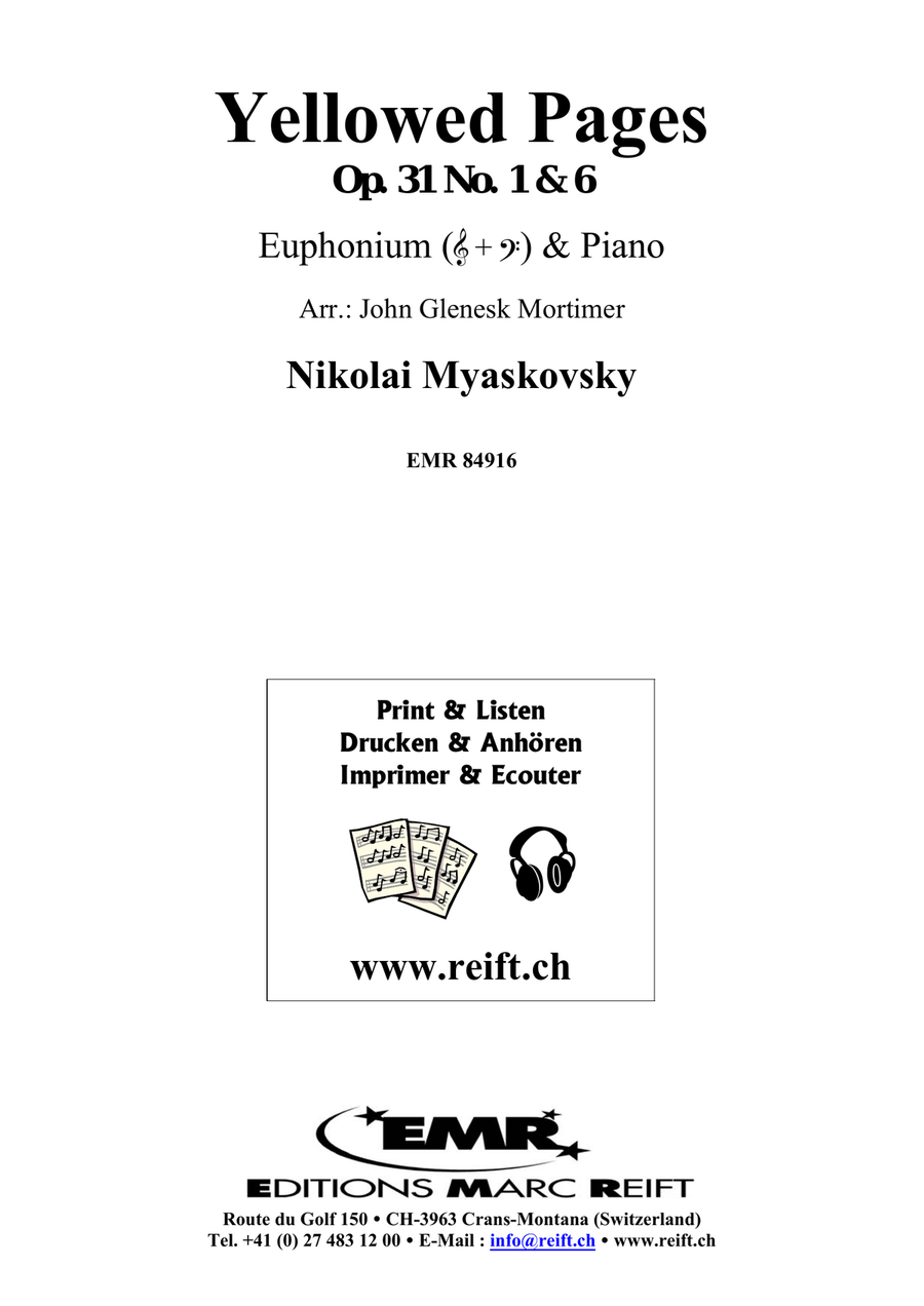 Yellowed Pages Yellowed Pages Euphonium scores gallery preview page 2