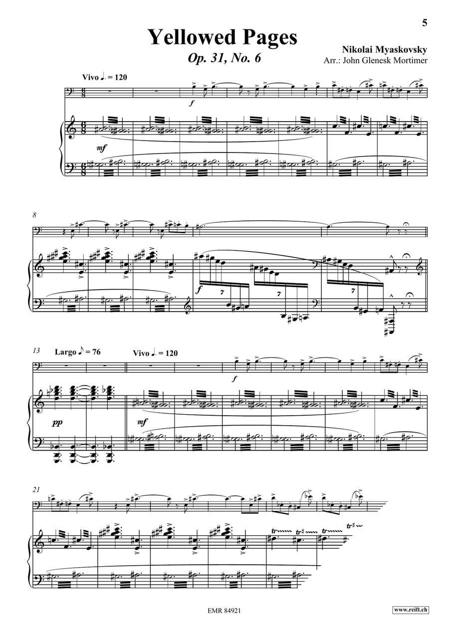 Yellowed Pages Yellowed Pages Bassoon Solo scores gallery preview page 4