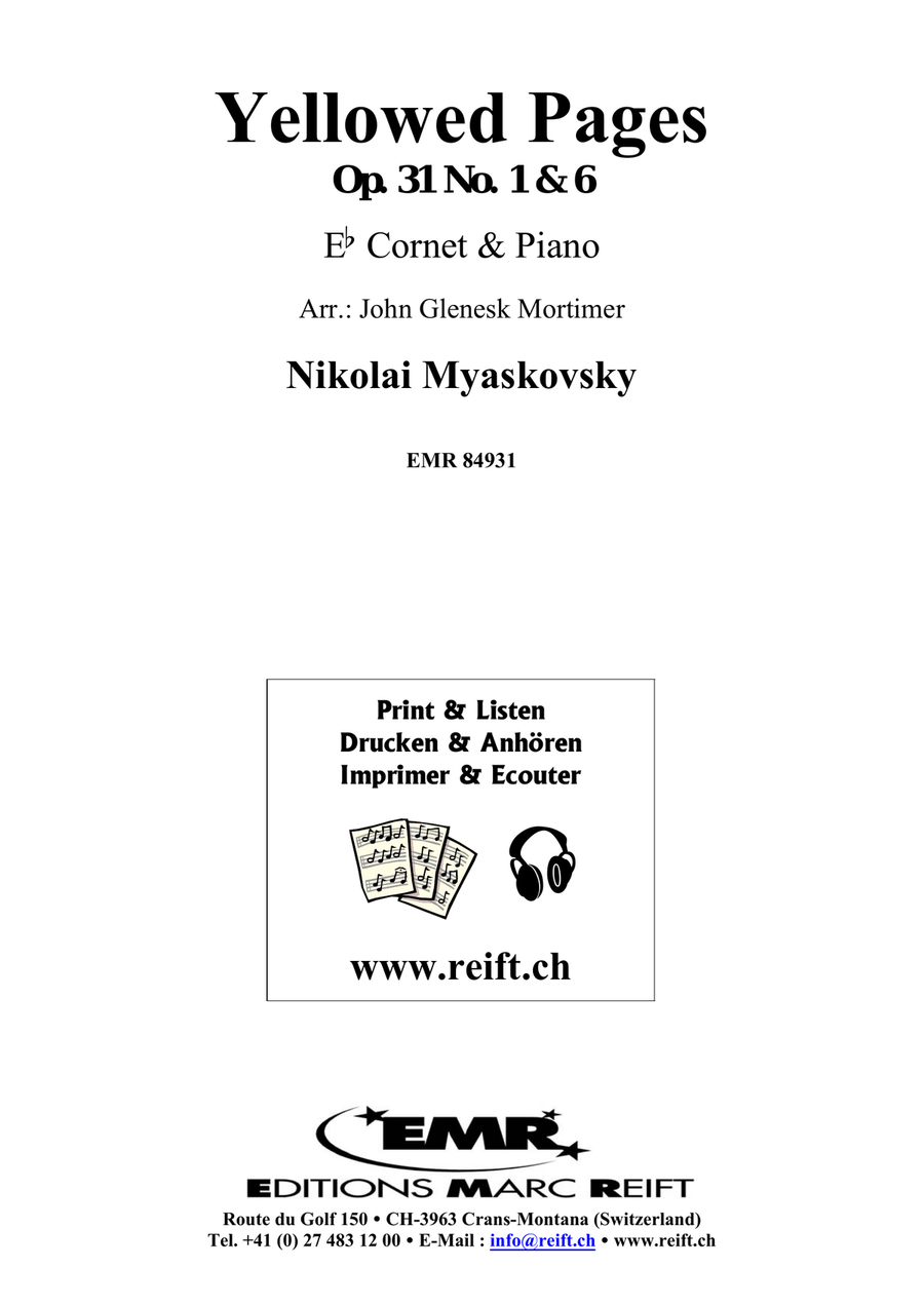 Yellowed Pages Yellowed Pages Cornet scores gallery preview page 2