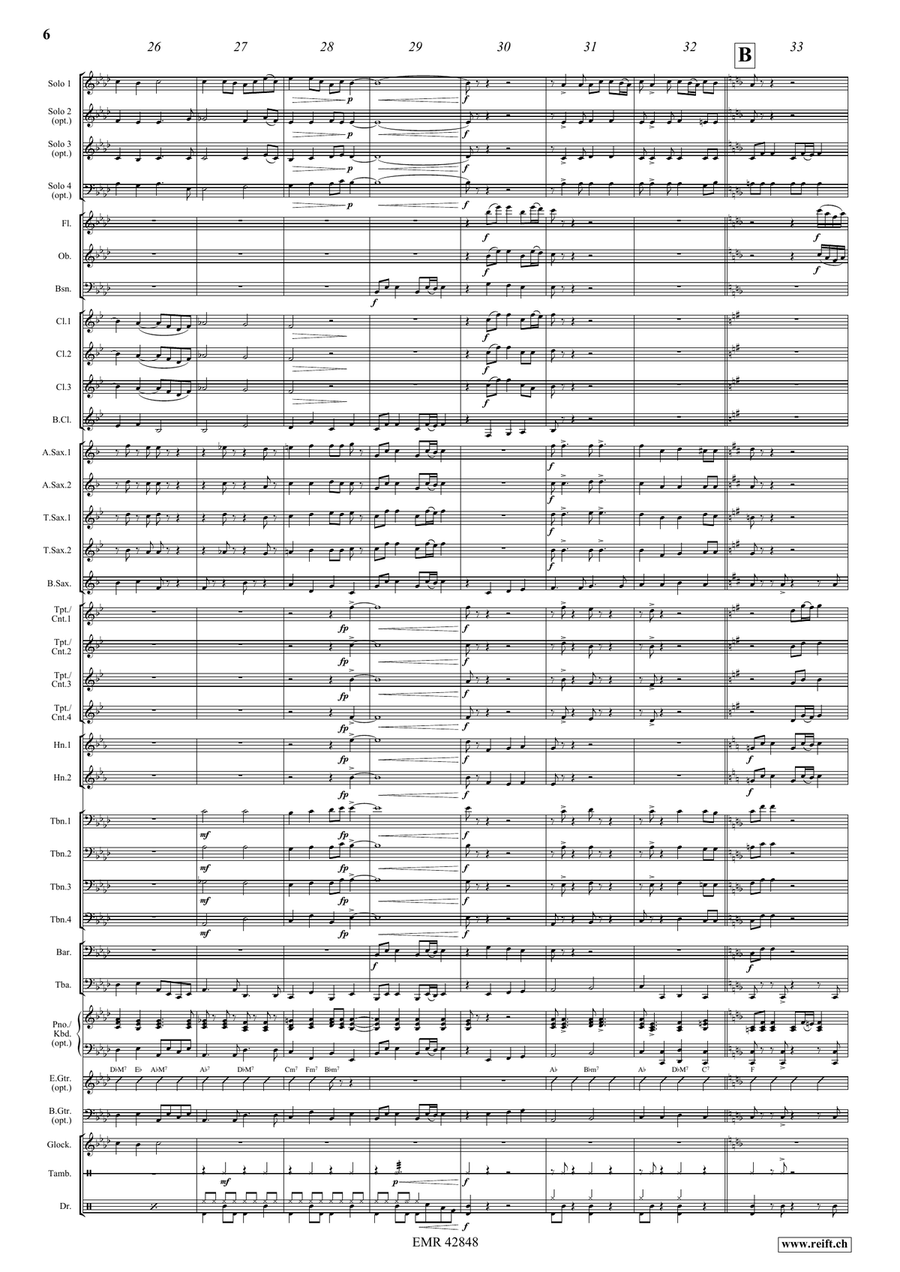 Pop Folk Suite Pop Folk Suite Concert Band scores gallery preview page 8