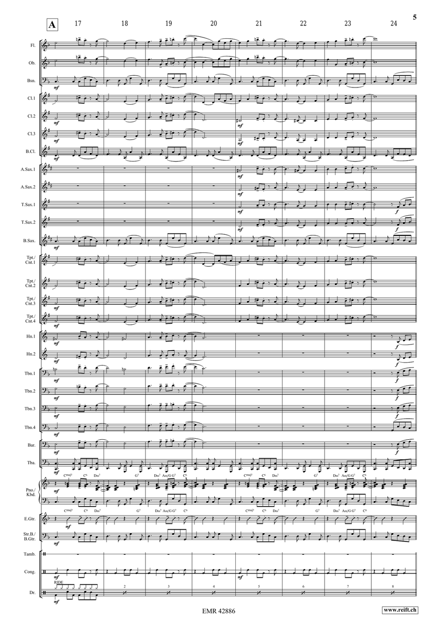 Melody in F Melody in F Concert Band scores gallery preview page 6