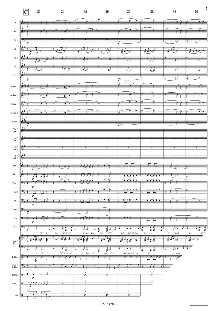 Melody in F Melody in F Concert Band scores gallery preview page 8