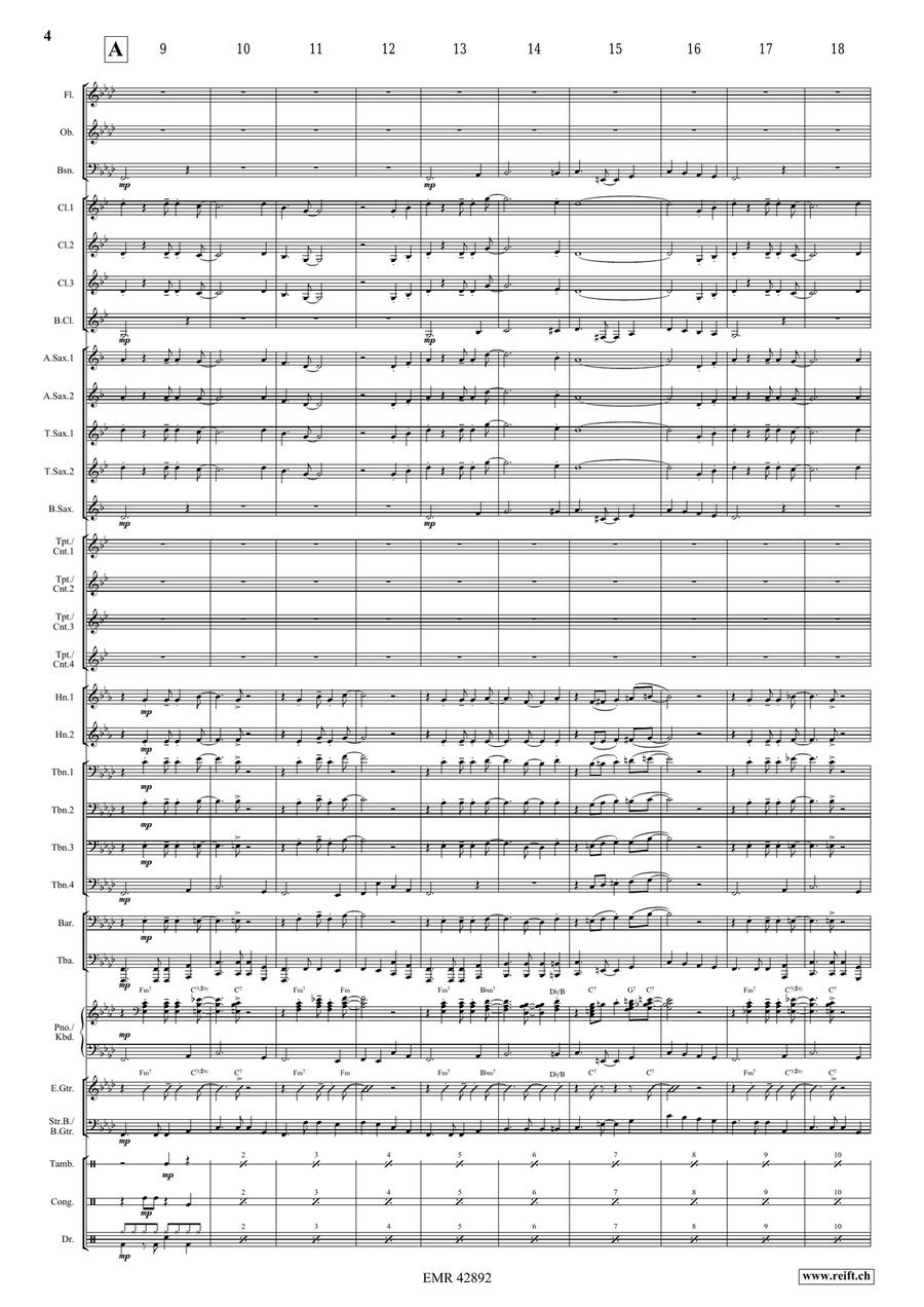 St. James Infirmary St. James Infirmary Concert Band scores gallery preview page 5