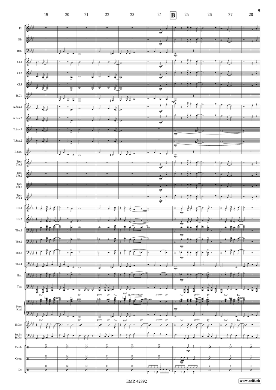 St. James Infirmary St. James Infirmary Concert Band scores gallery preview page 6