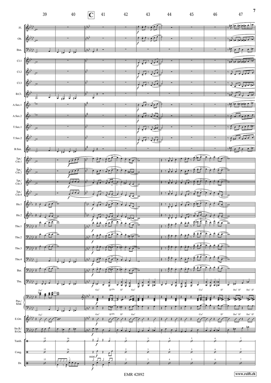 St. James Infirmary St. James Infirmary Concert Band scores gallery preview page 8