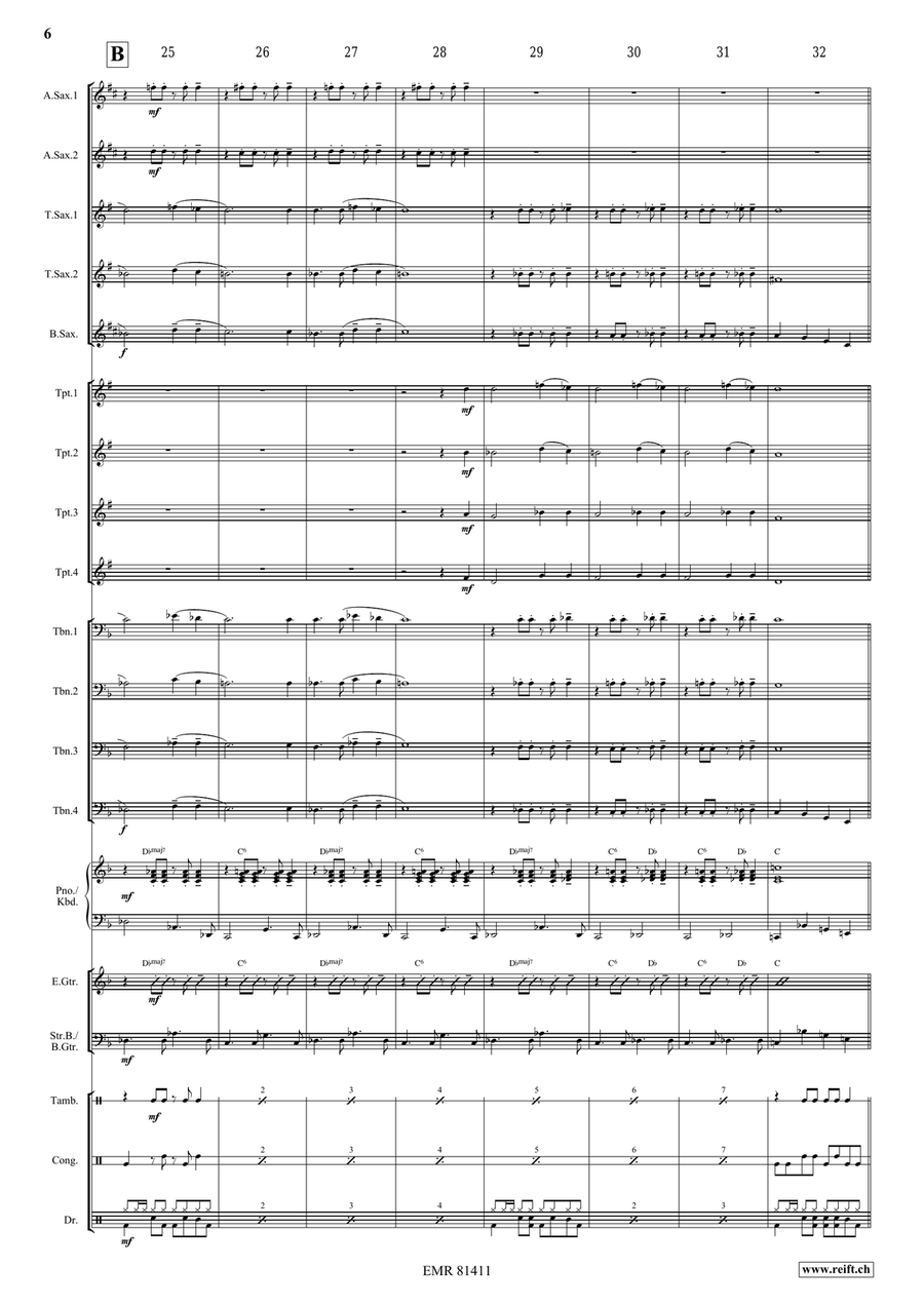 Melody in F Melody in F Big Band scores gallery preview page 7