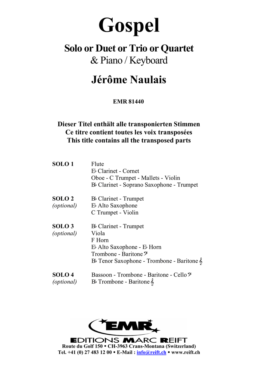Gospel Gospel Piano Accompaniment scores gallery preview page 2