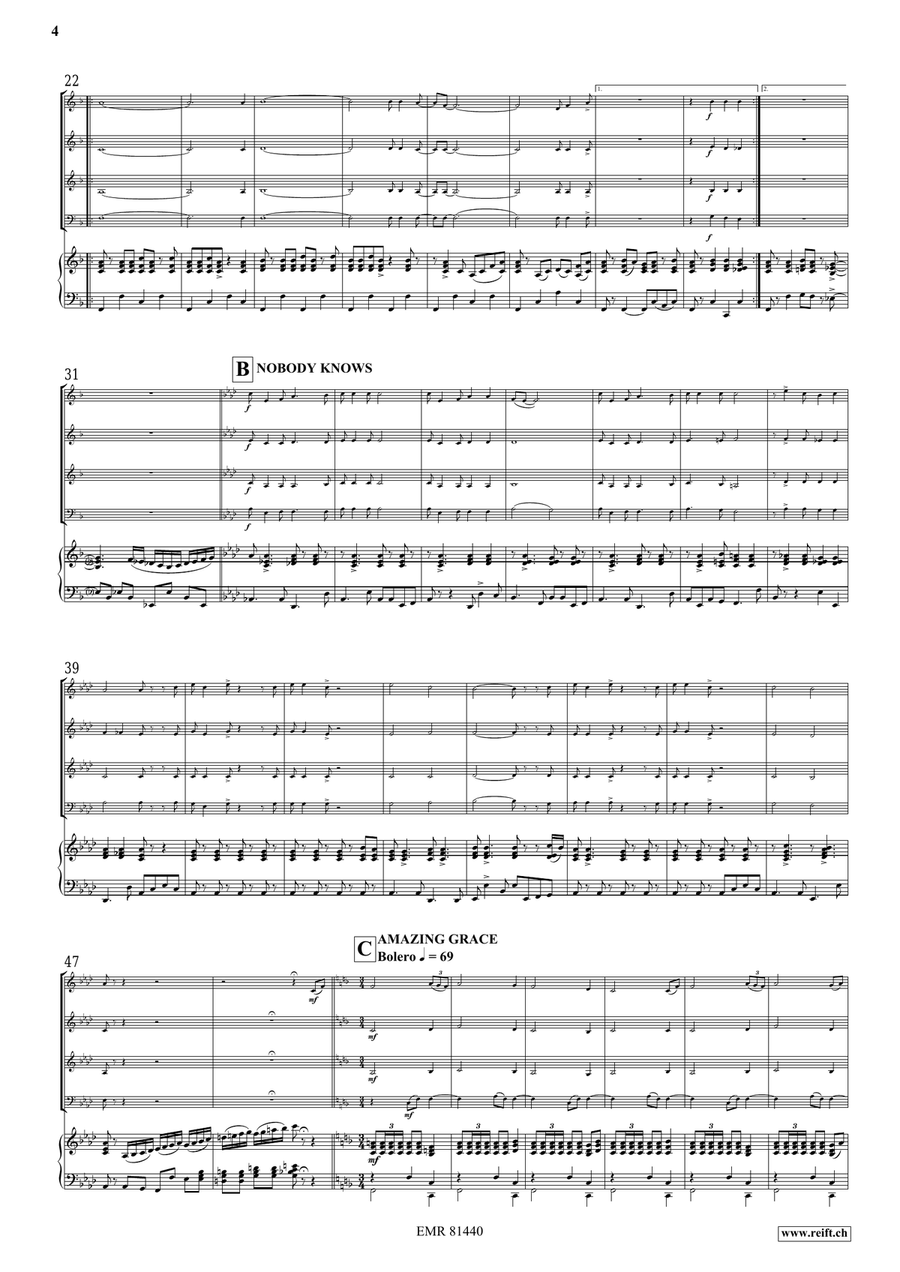 Gospel Gospel Piano Accompaniment scores gallery preview page 5