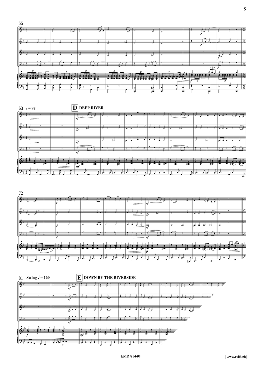 Gospel Gospel Piano Accompaniment scores gallery preview page 6