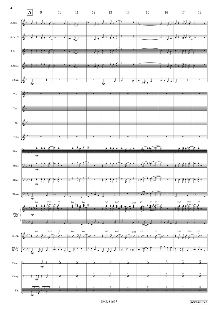St. James Infirmary St. James Infirmary Big Band scores gallery preview page 5