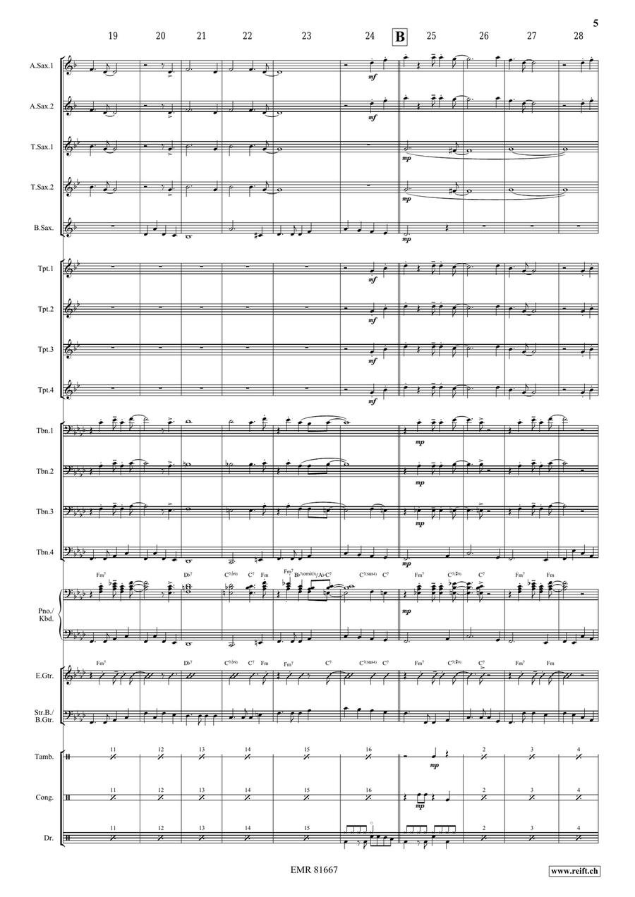 St. James Infirmary St. James Infirmary Big Band scores gallery preview page 6