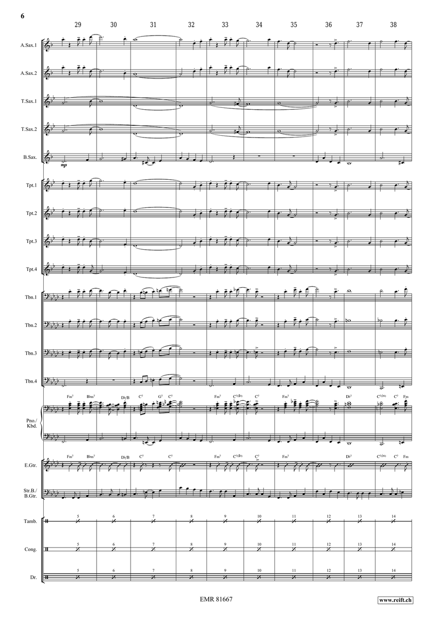 St. James Infirmary St. James Infirmary Big Band scores gallery preview page 7