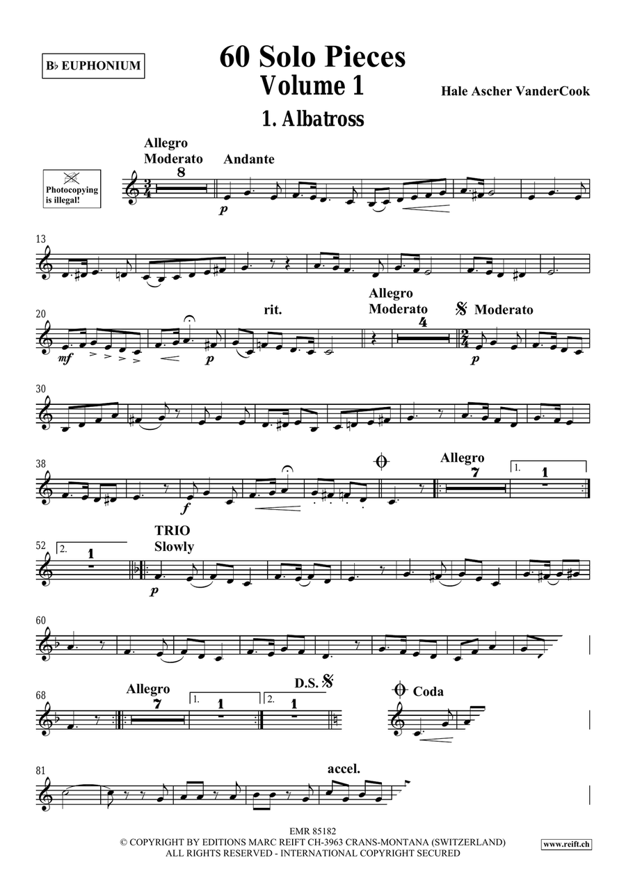 60 Solo Pieces Volume 1 60 Solo Pieces Volume 1 Euphonium scores gallery preview page 4