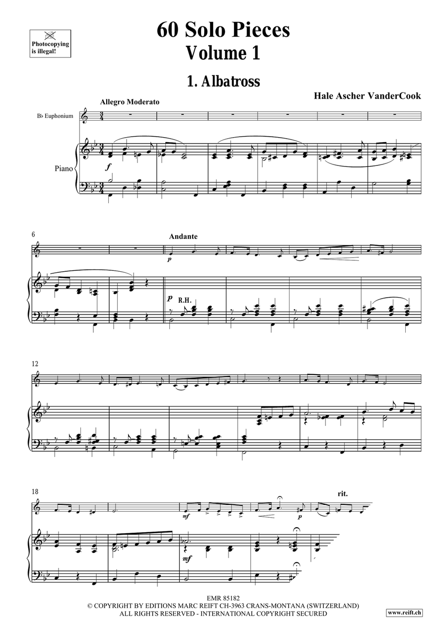 60 Solo Pieces Volume 1 60 Solo Pieces Volume 1 Euphonium scores gallery preview page 5