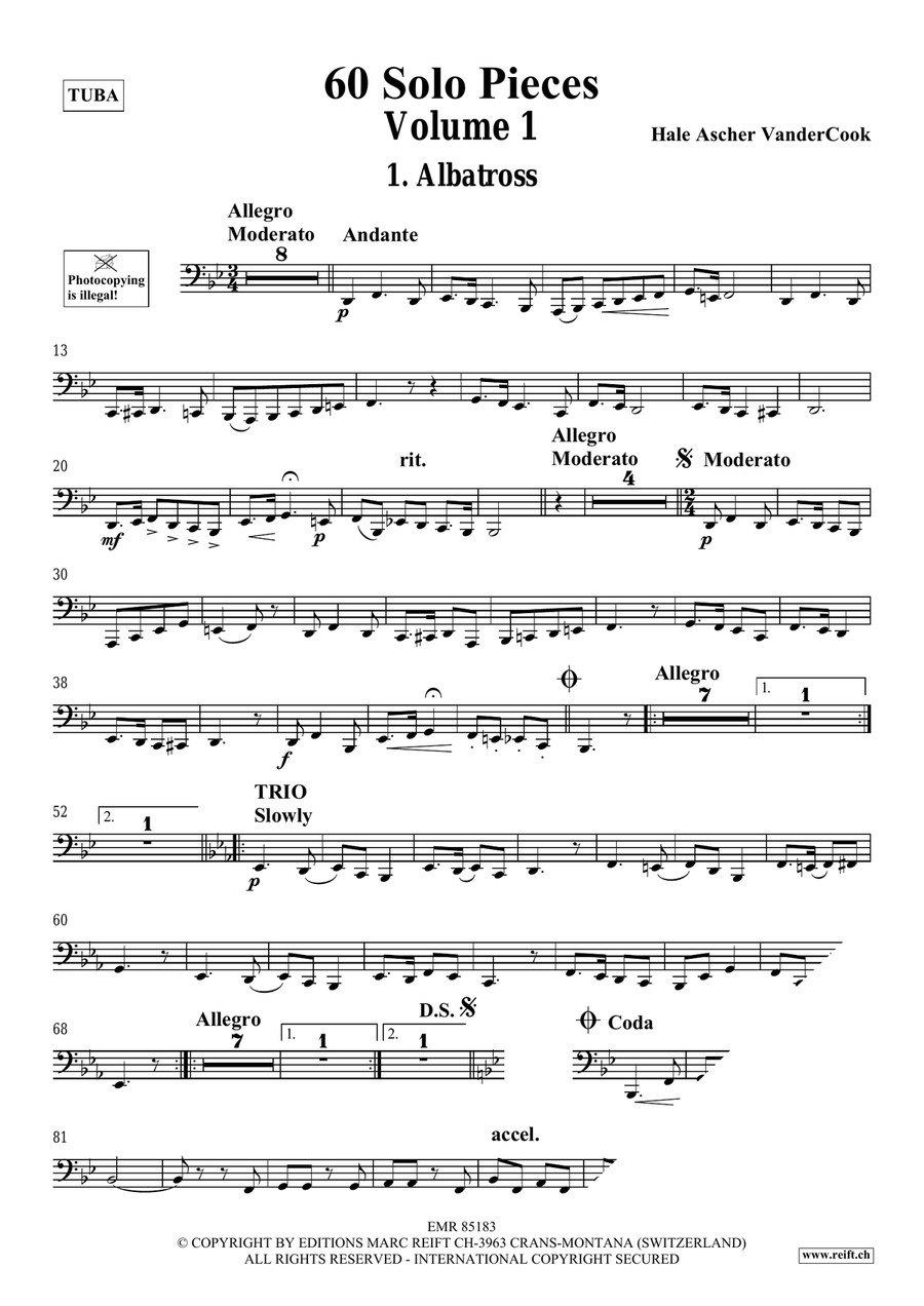 60 Solo Pieces Volume 1 60 Solo Pieces Volume 1 Tuba scores gallery preview page 4