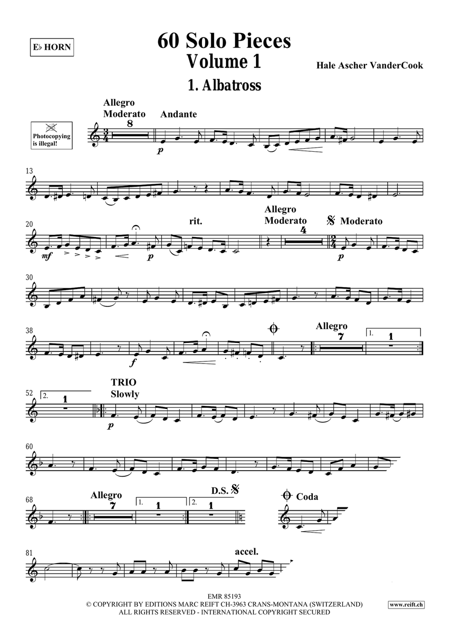 60 Solo Pieces Volume 1 60 Solo Pieces Volume 1 Horn scores gallery preview page 4