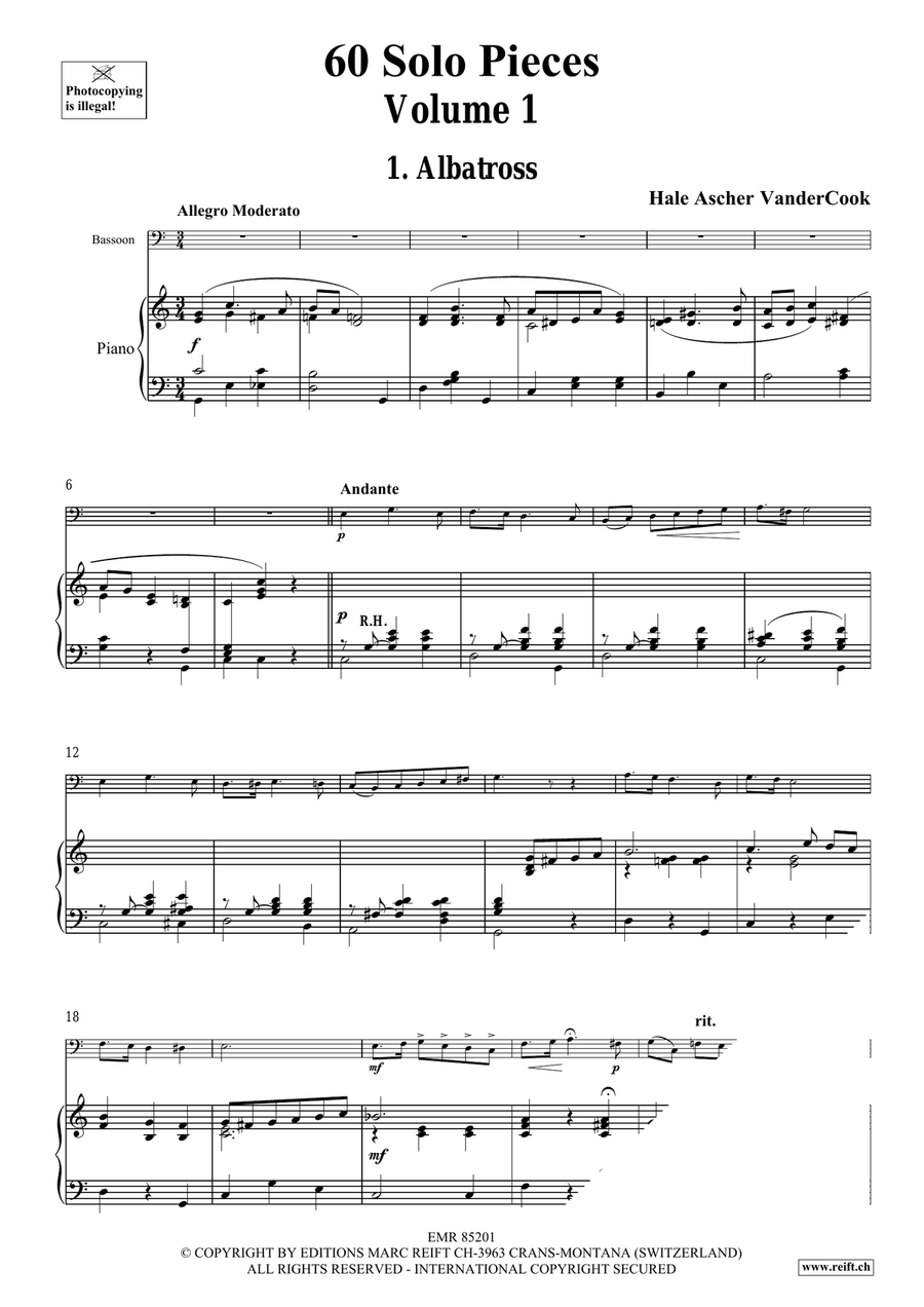 60 Solo Pieces Volume 1 60 Solo Pieces Volume 1 Bassoon Solo scores gallery preview page 5