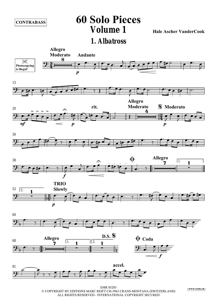 60 Solo Pieces Volume 1 60 Solo Pieces Volume 1 Double Bass scores gallery preview page 4