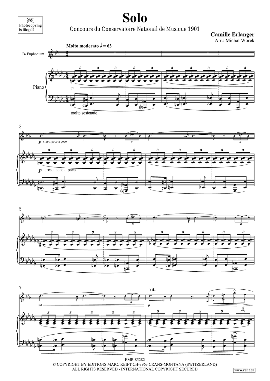 Solo Solo Euphonium scores gallery preview page 4